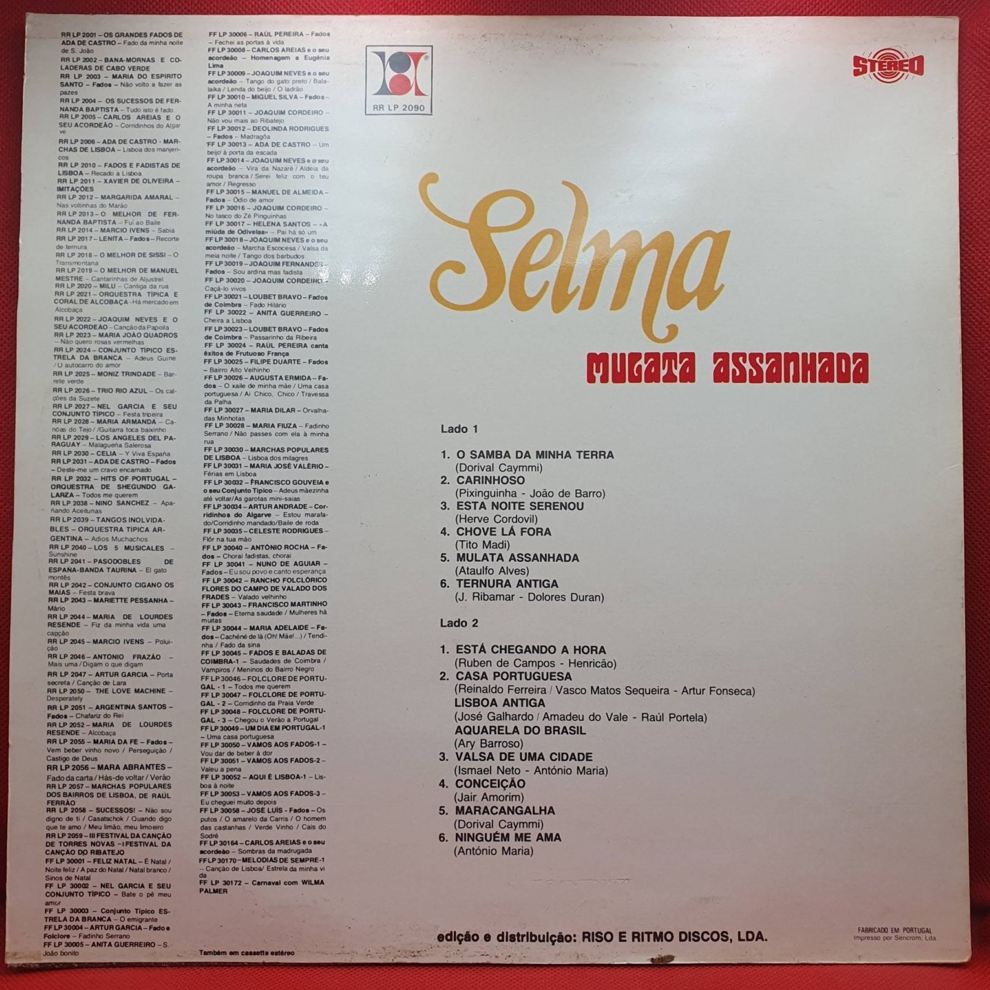 Selma ‎– Mulata Assanhada - Vinyl Store Online