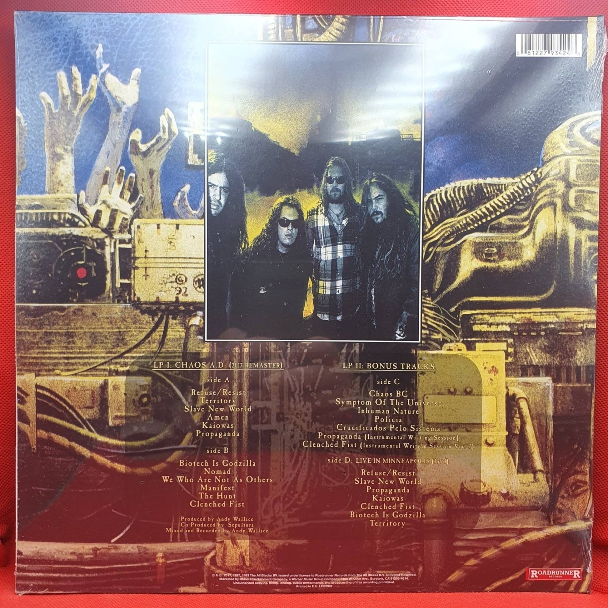 Sepultura ‎– Chaos A.D. - Vinyl Store Online