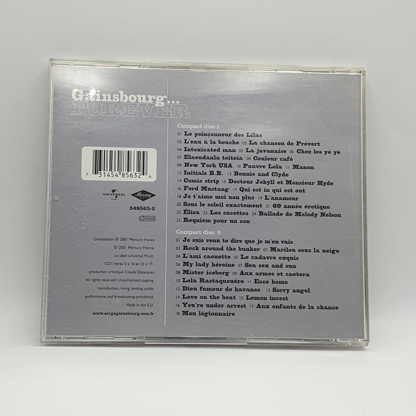 Serge Gainsbourg ‎– Gainsbourg... Forever - Vinyl Store Online