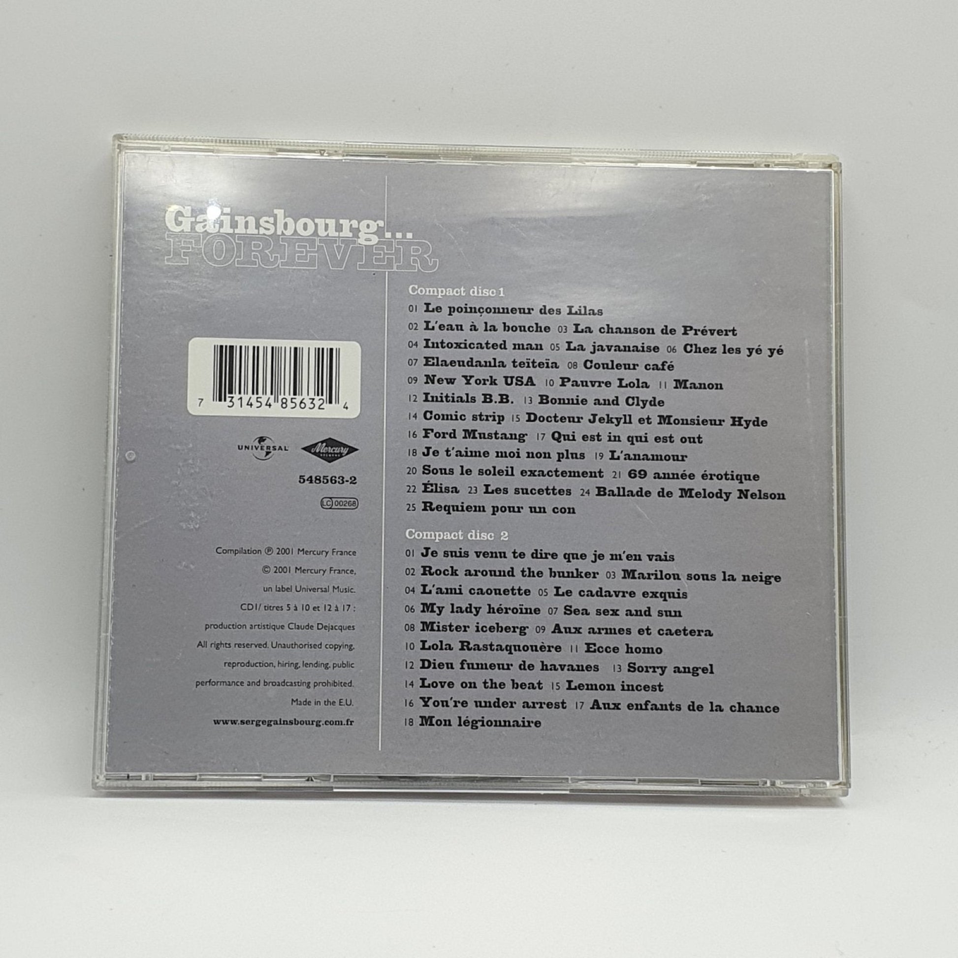 Serge Gainsbourg ‎– Gainsbourg... Forever - Vinyl Store Online