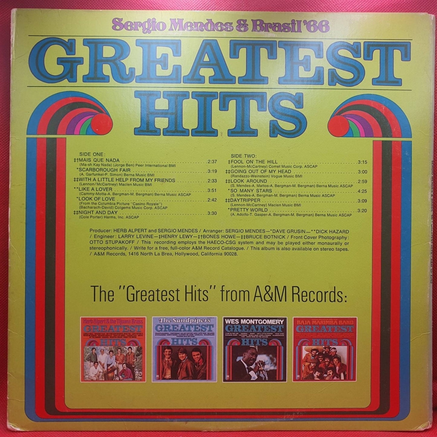 Sergio Mendes & Brasil '66 ‎– Greatest Hits - Vinyl Store Online