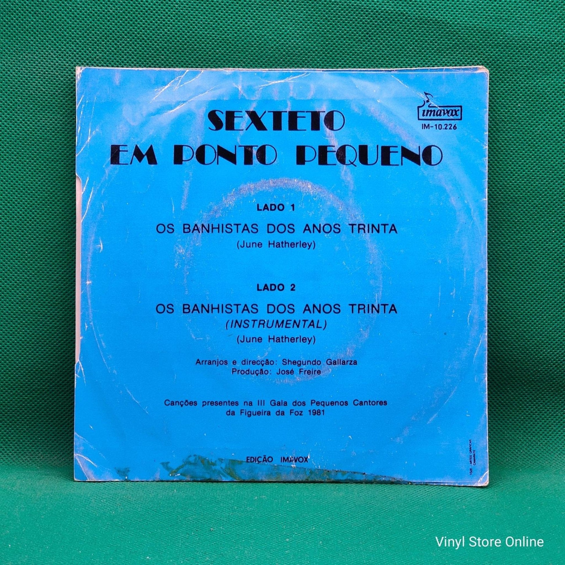 Sexteto Em Ponto Pequeno ‎– Os Banhistas Dos Anos Trinta - Vinyl Store Online