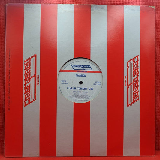 Shannon ‎– Give Me Tonight - Vinyl Store Online