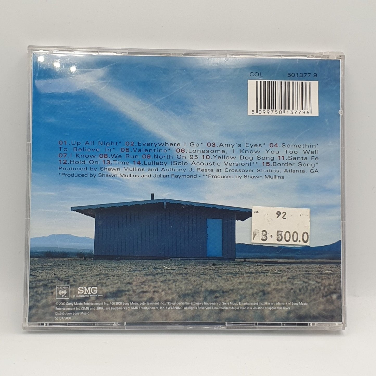 Shawn Mullins ‎– Beneath The Velvet Sun - Vinyl Store Online
