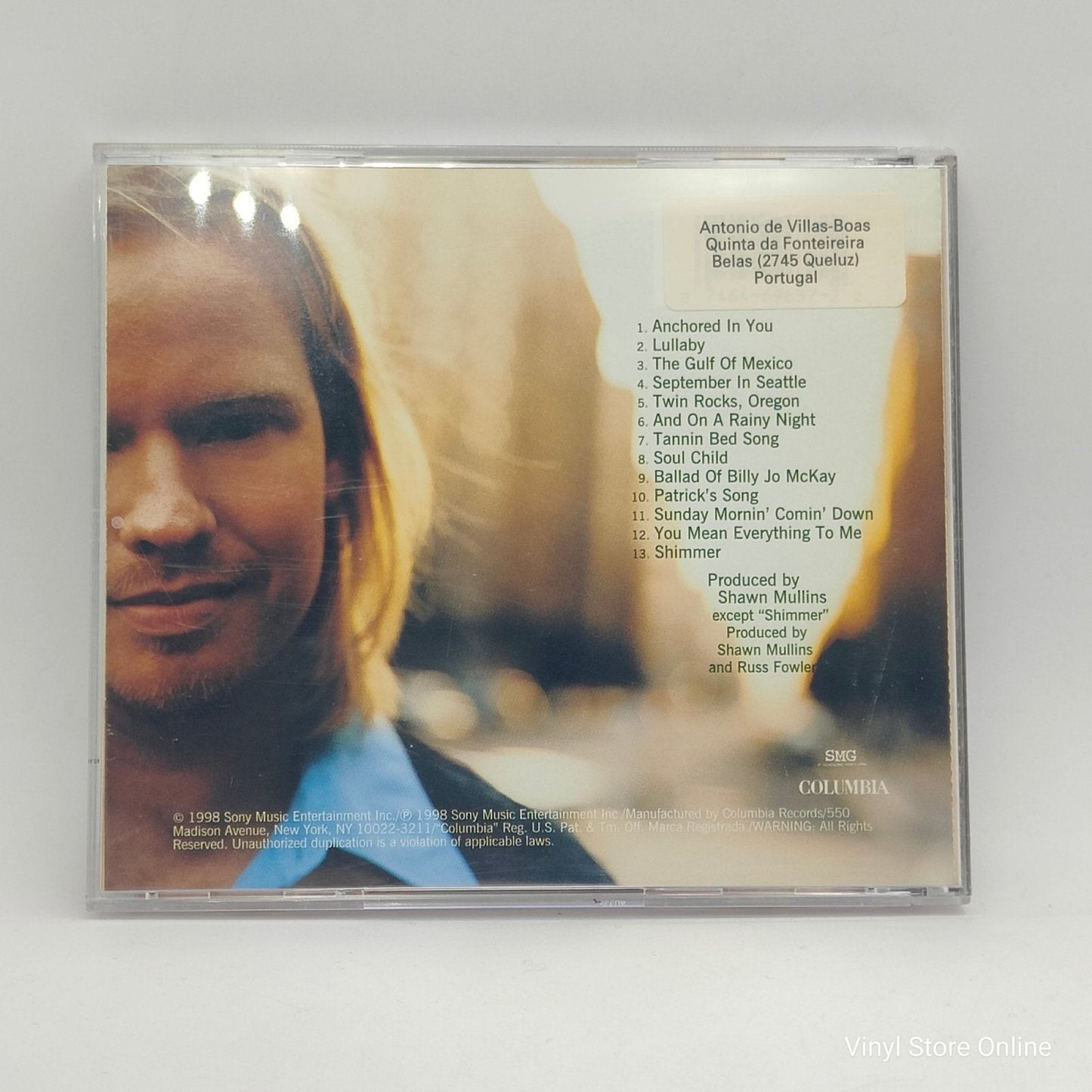 Shawn Mullins ‎– Soul's Core - Vinyl Store Online