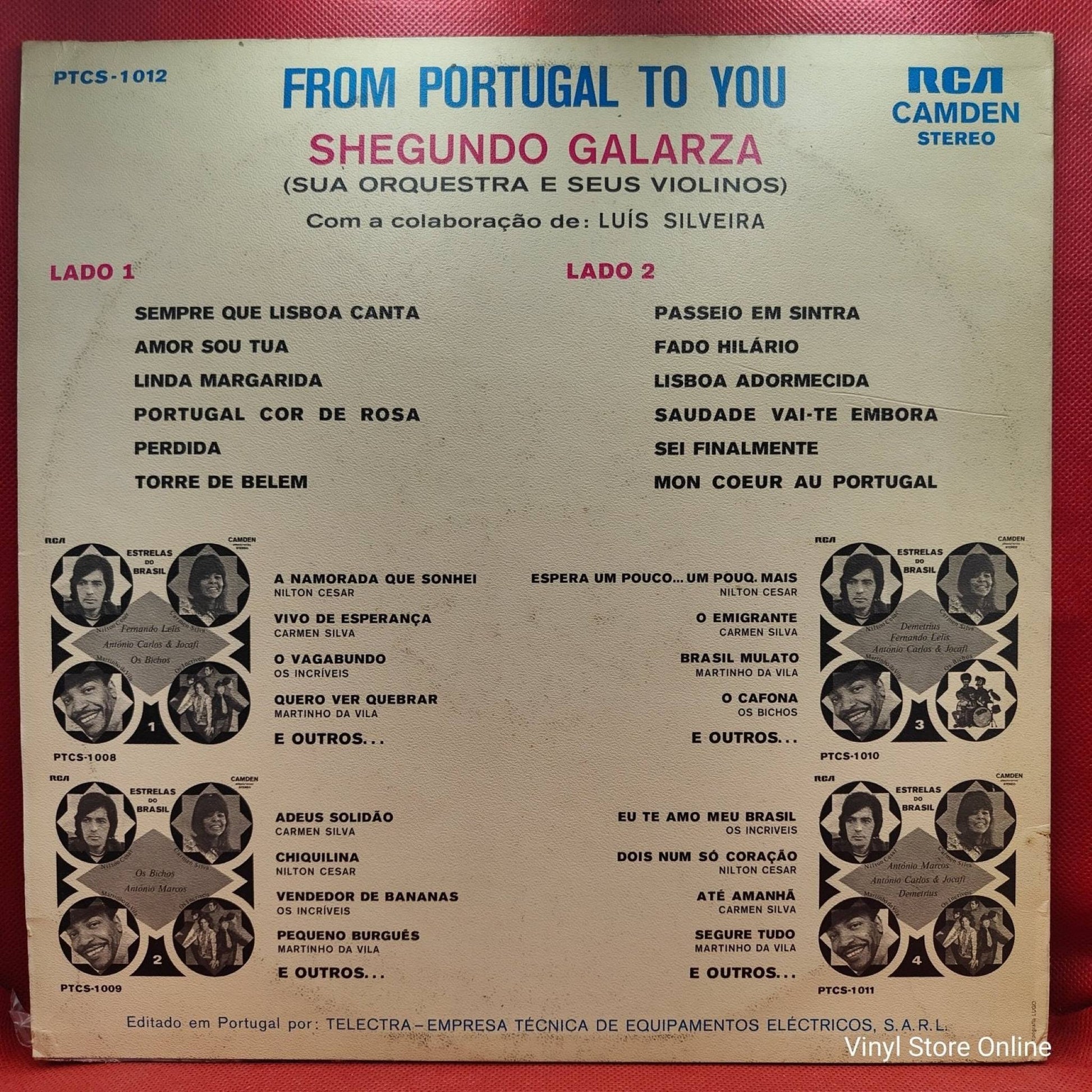 Shegundo Galarza ‎– From Portugal To You - Vinyl Store Online