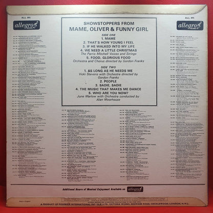 Show Stoppers ‎– Funny Girl Oliver Mame - Vinyl Store Online