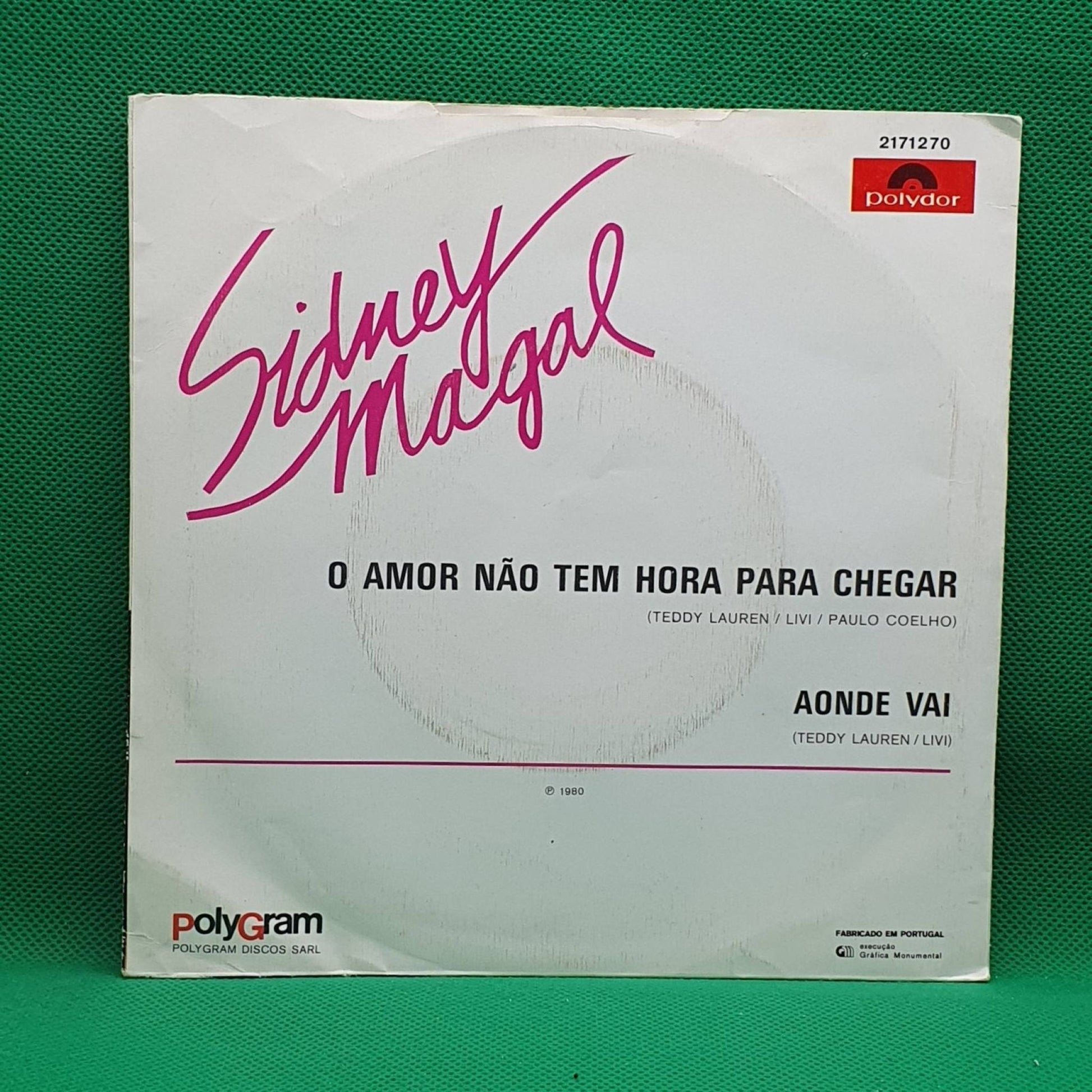 Sidney Magal ‎– O Amor Não Tem Hora Para Chegar - Vinyl Store Online