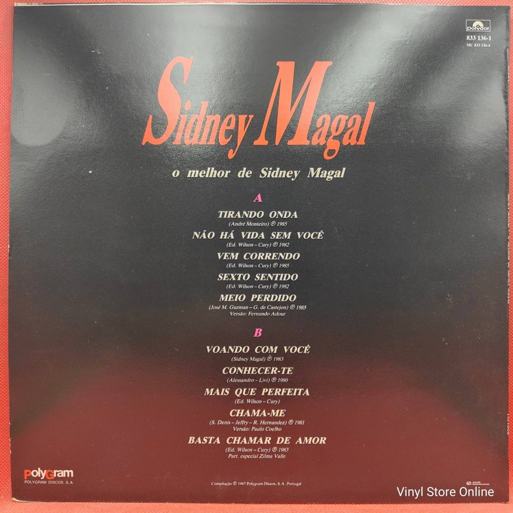 Sidney Magal ‎– O Melhor De Sidney Magal - Vinyl Store Online