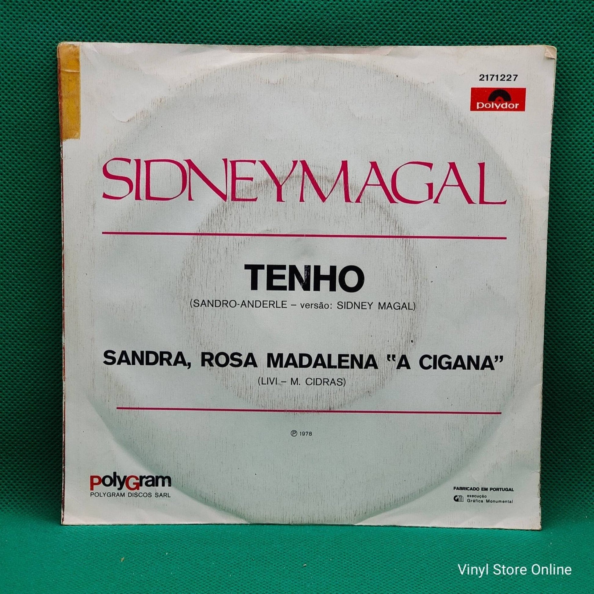 Sidney Magal ‎– Tenho - Vinyl Store Online