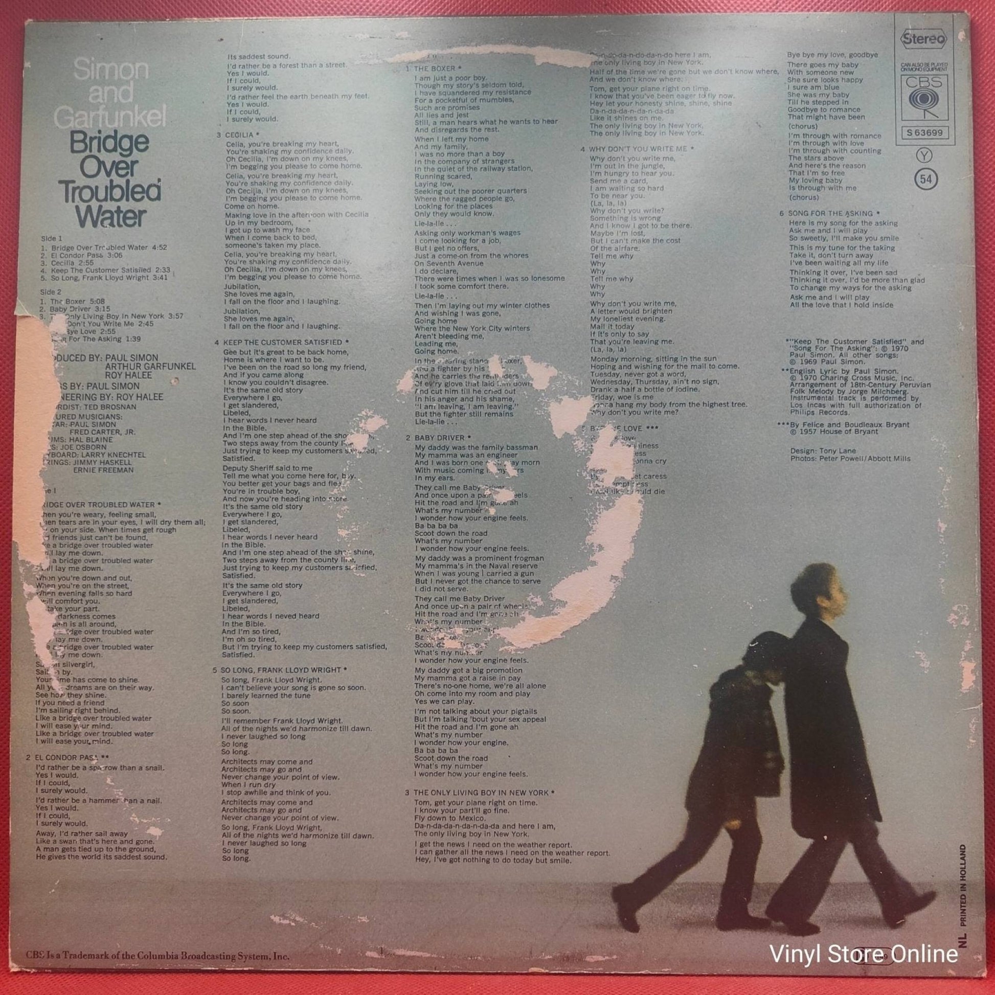 Simon And Garfunkel ‎– Bridge Over Troubled Water - Vinyl Store Online