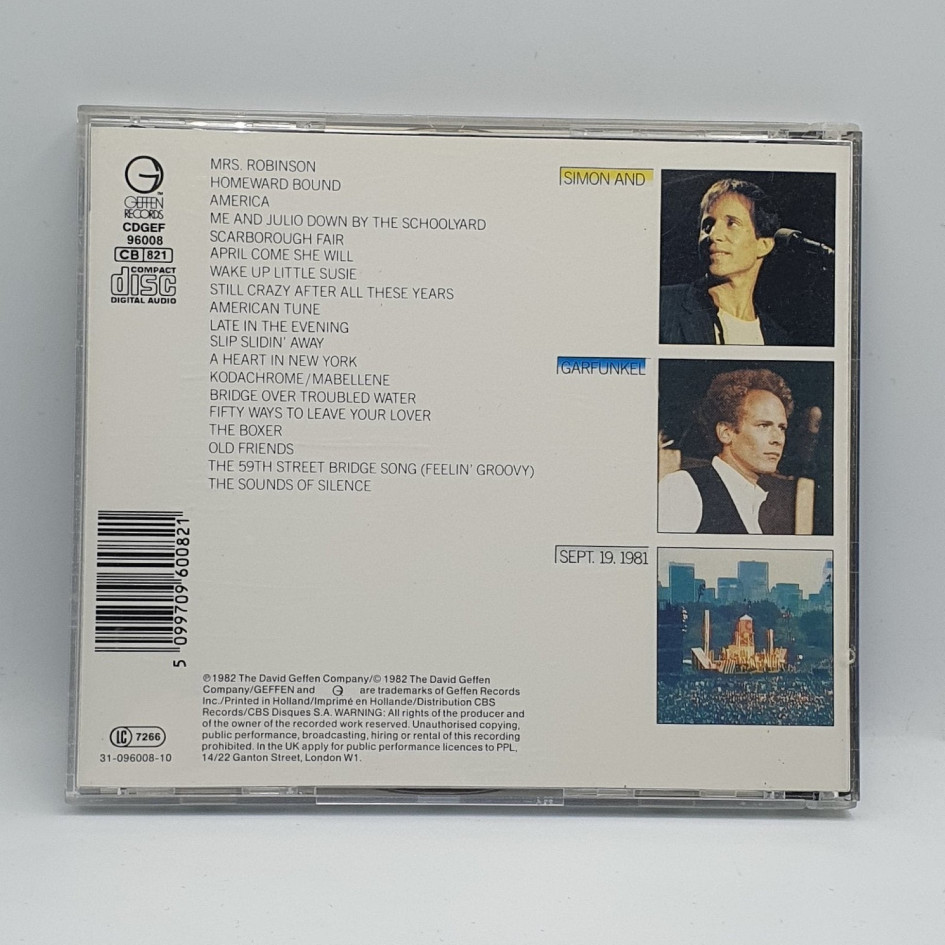Simon & Garfunkel ‎– The Concert In Central Park - Vinyl Store Online