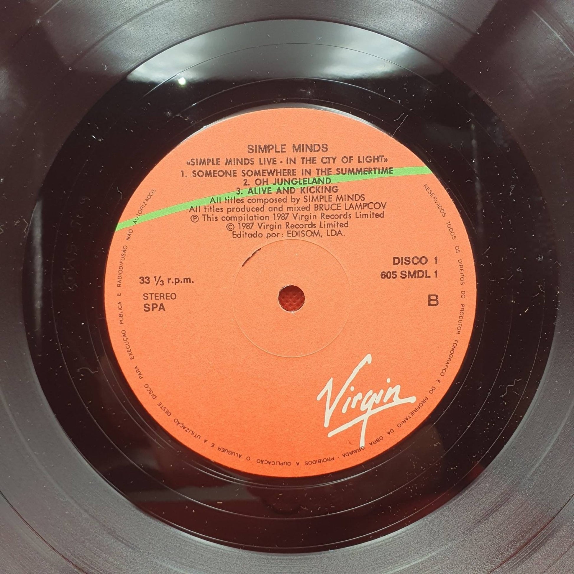 Simple Minds ‎– Live In The City Of Light - Vinyl Store Online