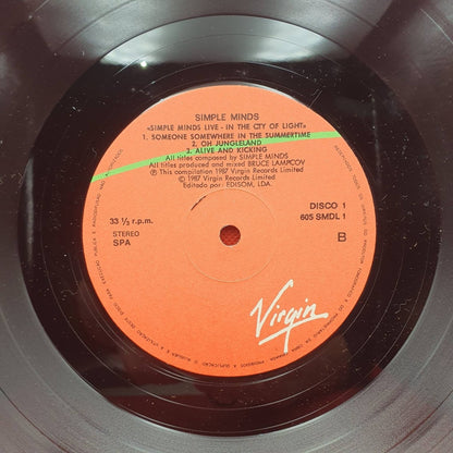 Simple Minds ‎– Live In The City Of Light - Vinyl Store Online