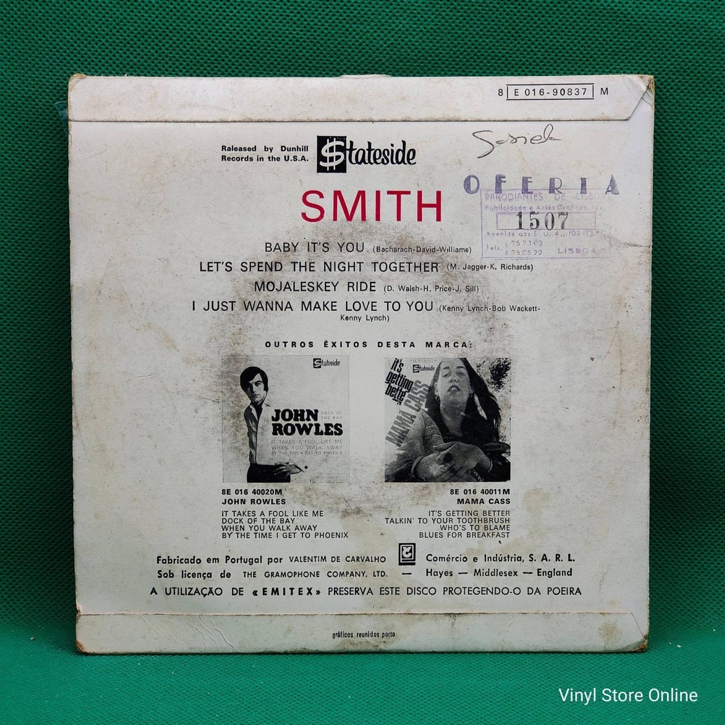 Smith ‎– Baby It's You - Vinyl Store Online