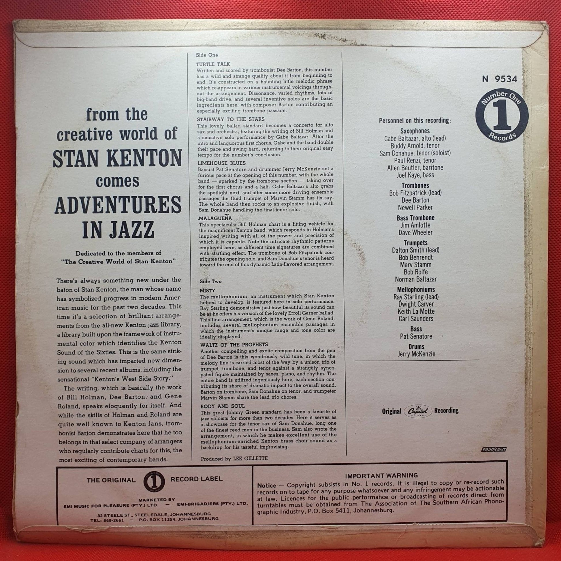 Stan Kenton – Adventures In Jazz - Vinyl Store Online