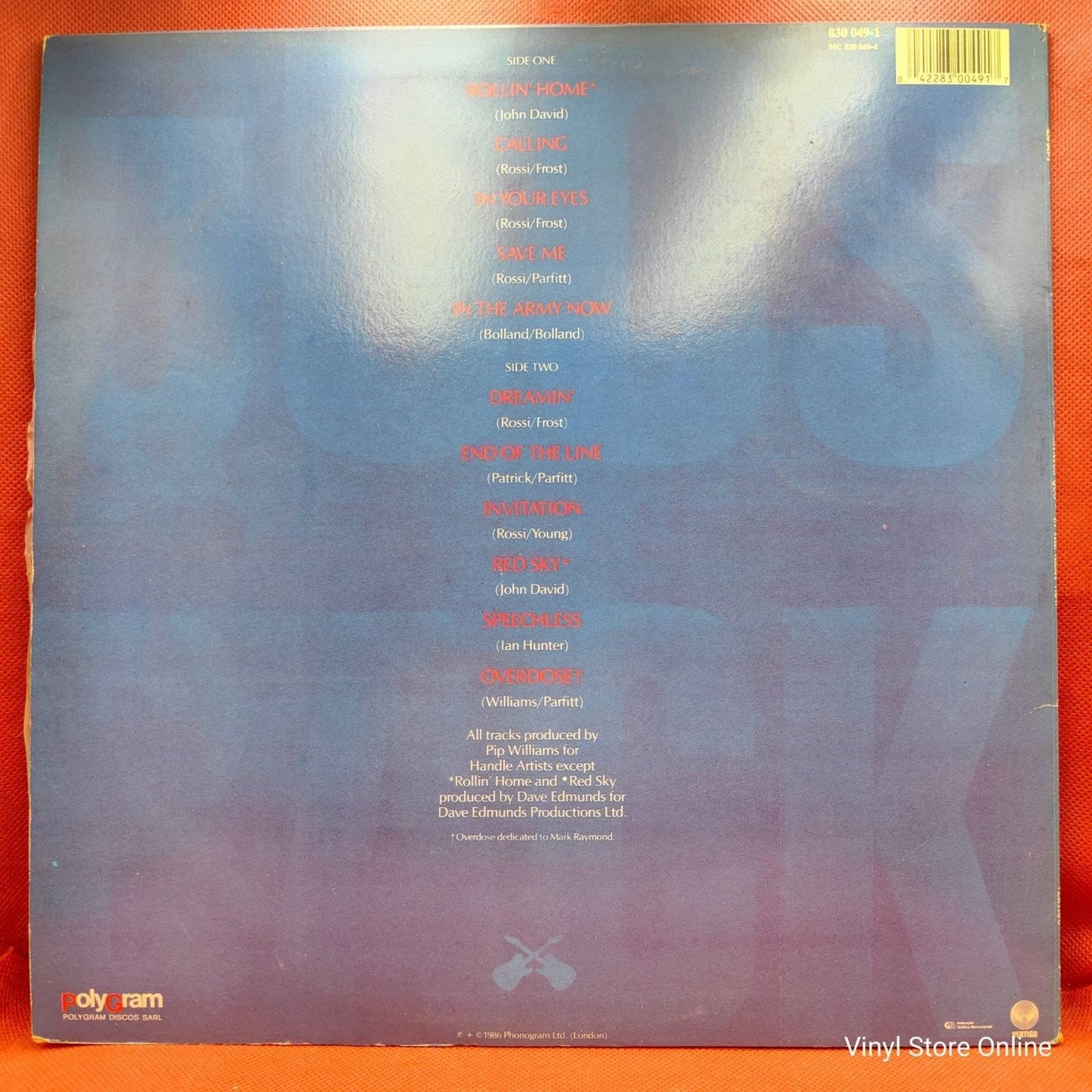 Status Quo ‎– In The Army Now - Vinyl Store Online