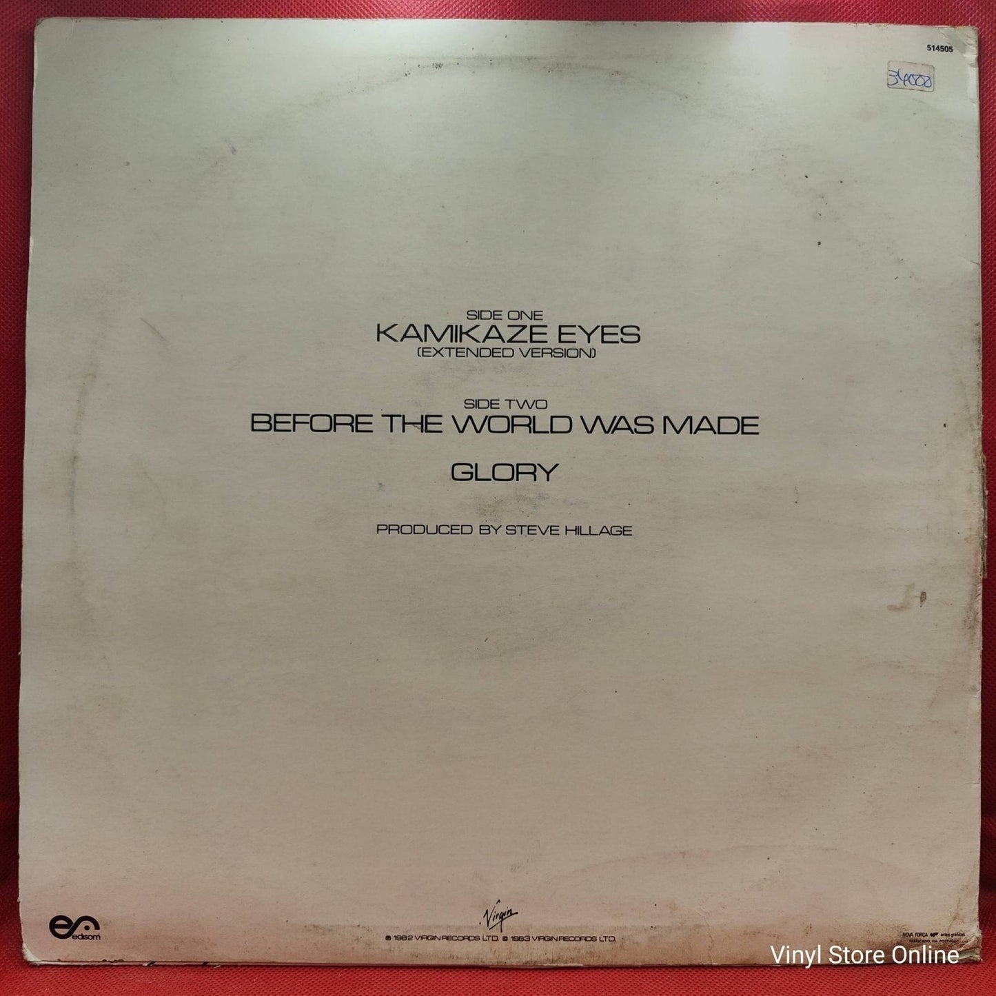 Steve Hillage ‎– Kamikaze Eyes - Vinyl Store Online
