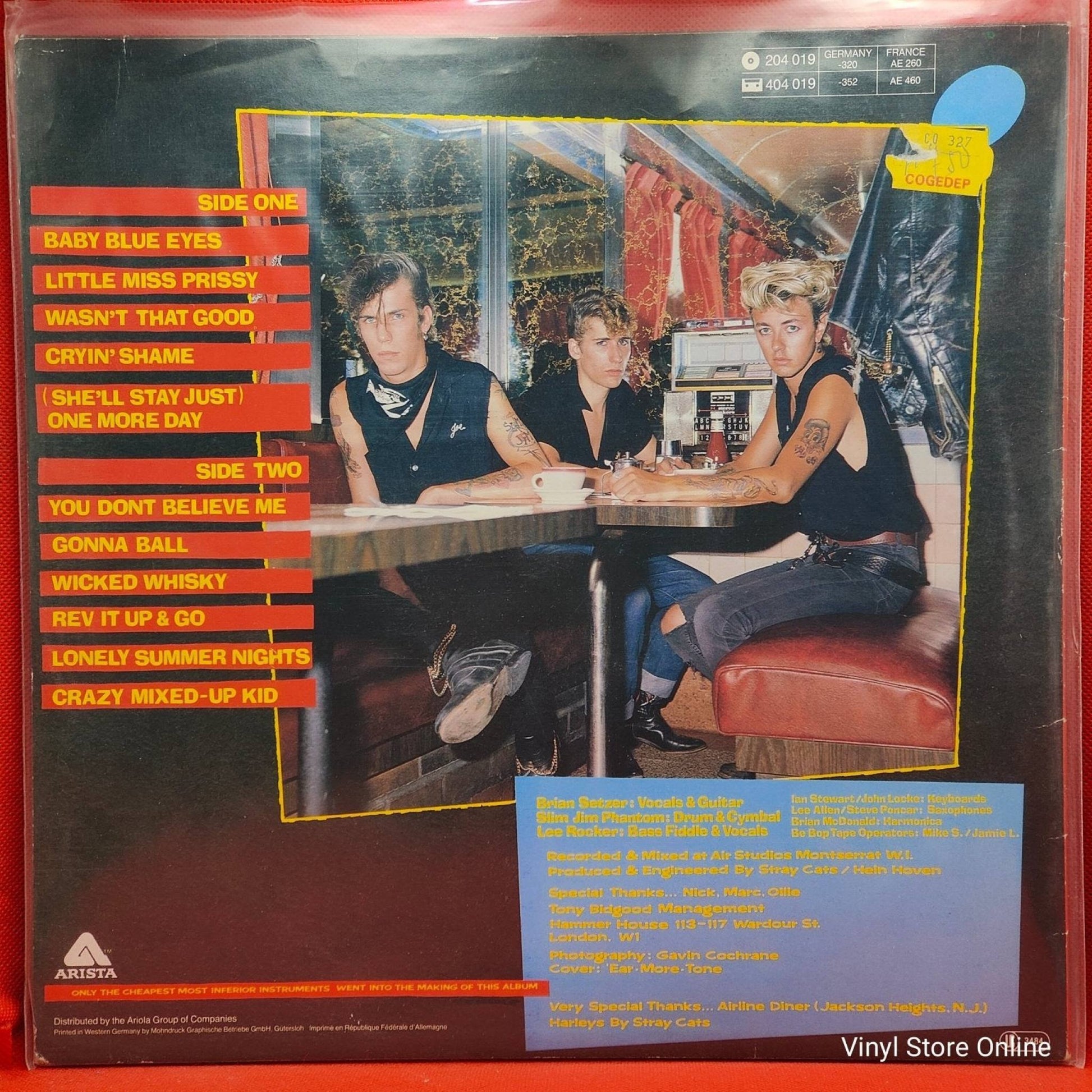 Stray Cats ‎– Gonna Ball - Vinyl Store Online