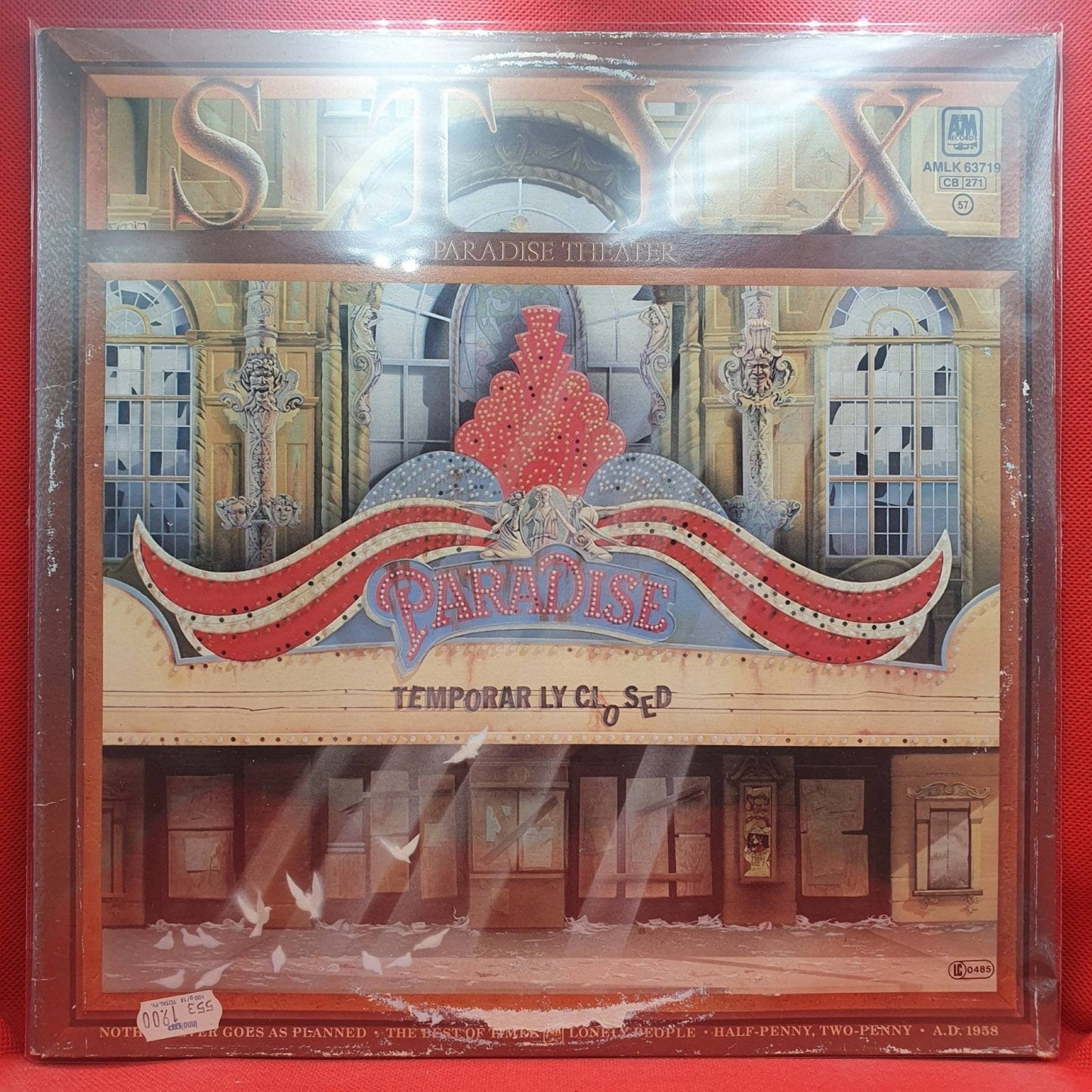 Styx ‎– Paradise Theatre - Vinyl Store Online