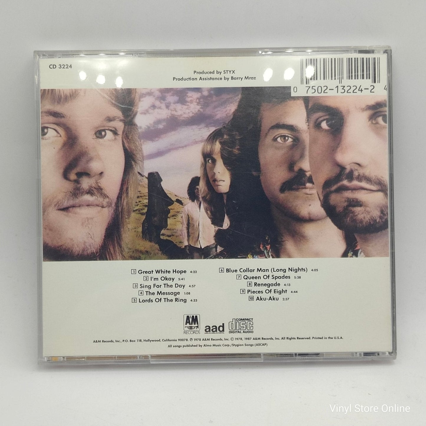 Styx ‎– Pieces Of Eight - Vinyl Store Online