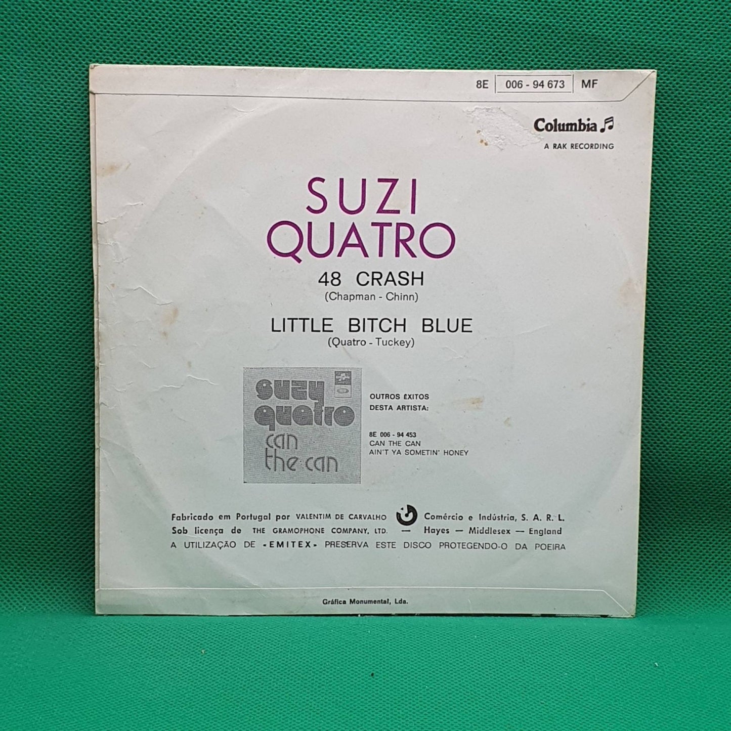 Suzi Quatro ‎– 48 Crash - Vinyl Store Online