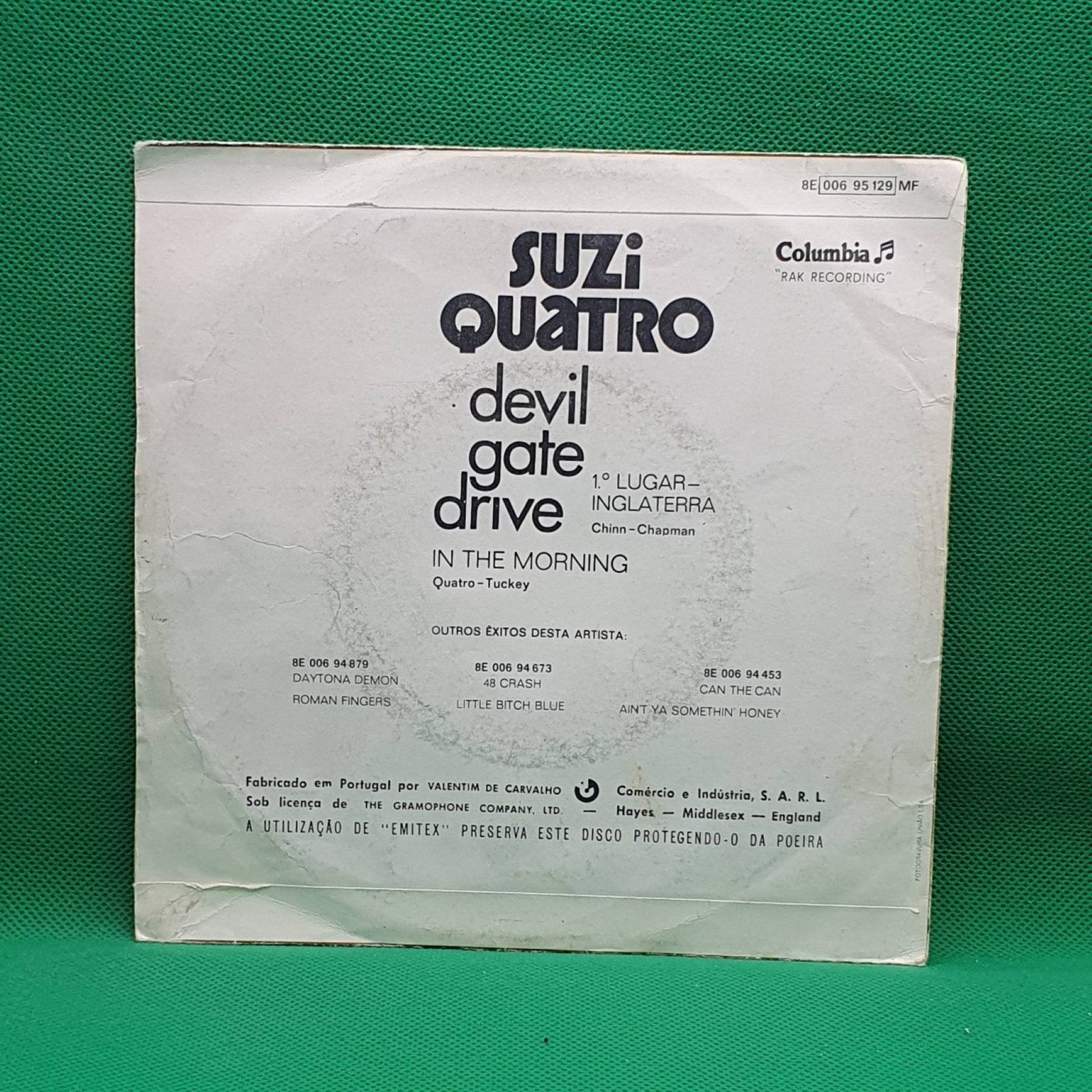 Suzi Quatro ‎– Devil Gate Drive - Vinyl Store Online