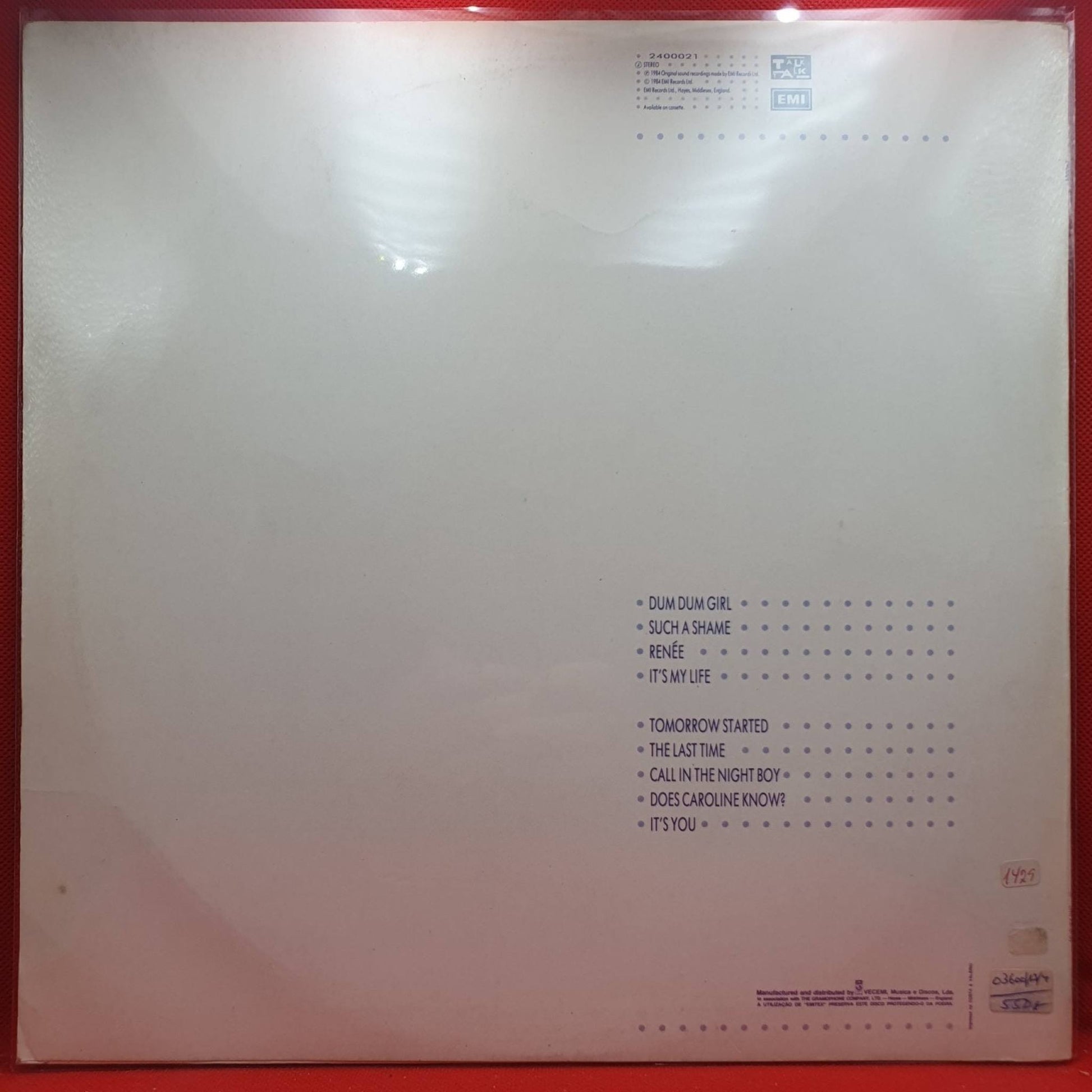 Talk Talk ‎– It's My Life - Vinyl Store Online