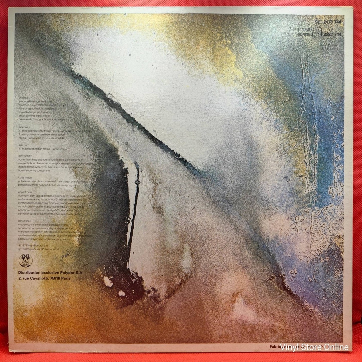 Tangerine Dream ‎– Cyclone - Vinyl Store Online