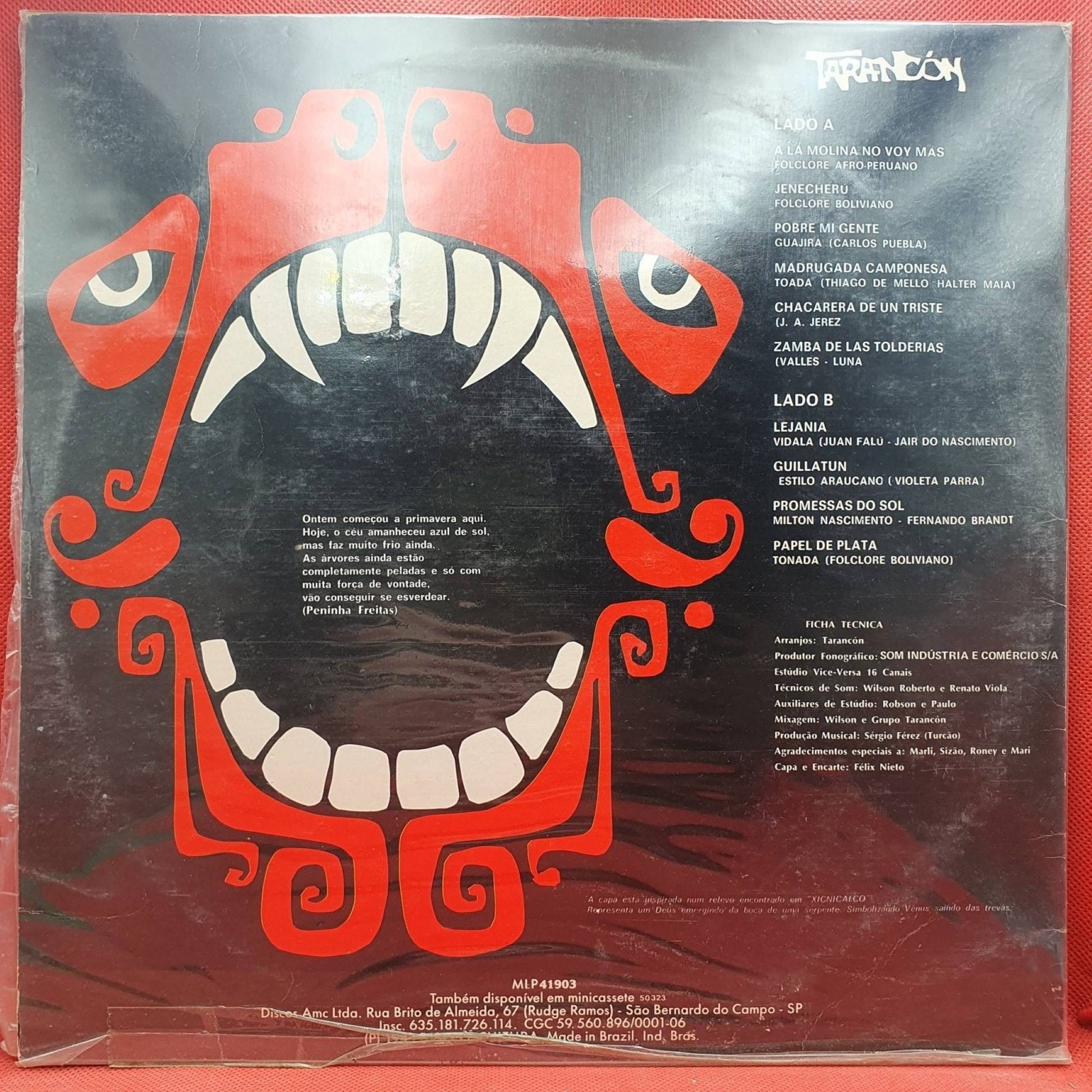 Tarancón ‎– Rever Minha Terra - Vinyl Store Online