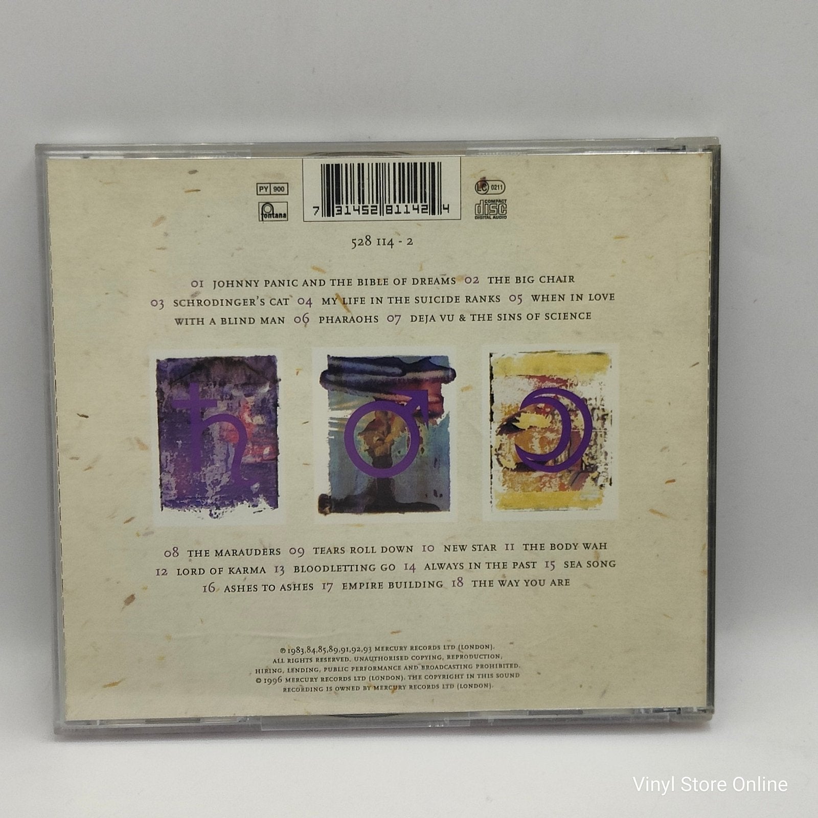 Tears For Fears ‎– Saturnine Martial & Lunatic - Vinyl Store Online