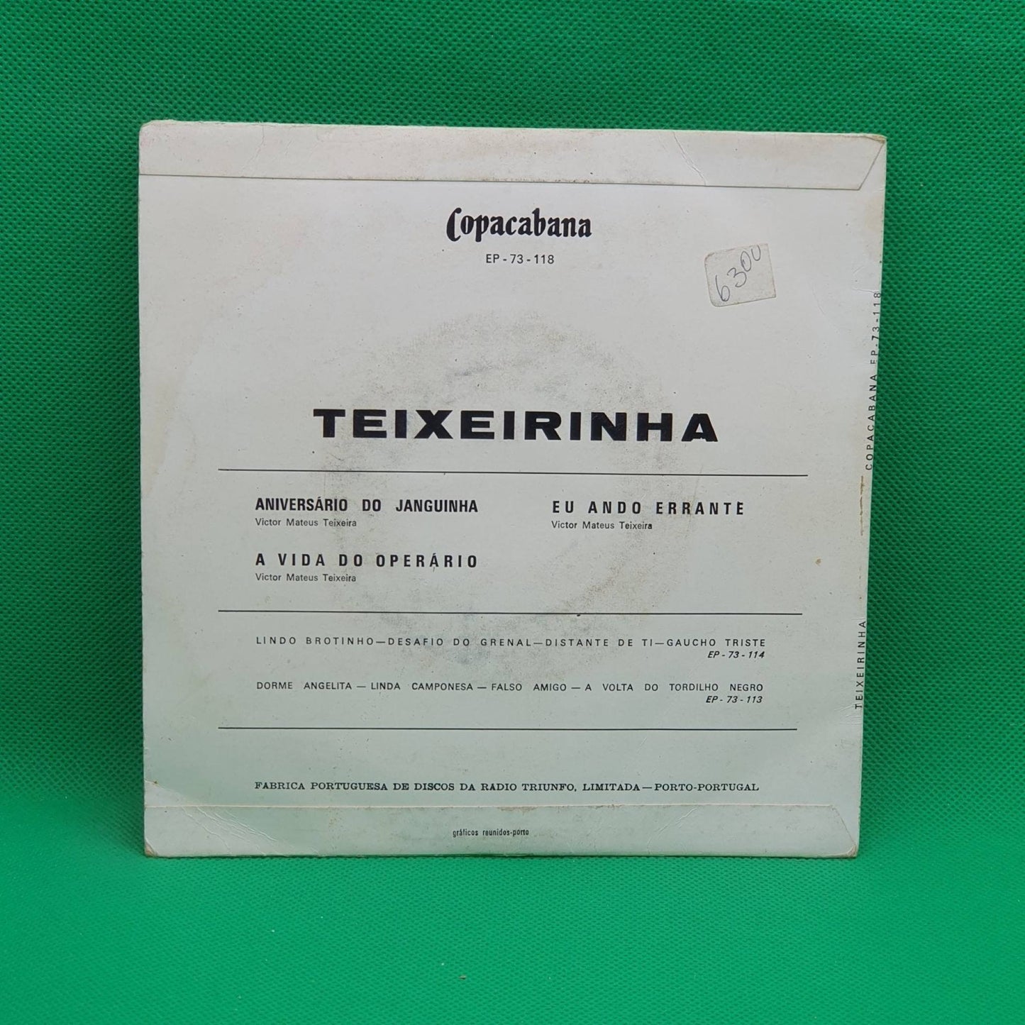 Teixeirinha – Aniversário do Janguinha - Vinyl Store Online