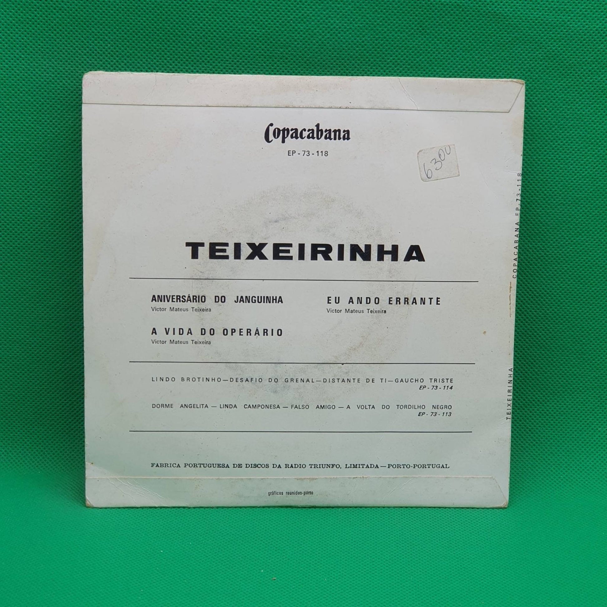 Teixeirinha – Aniversário do Janguinha - Vinyl Store Online
