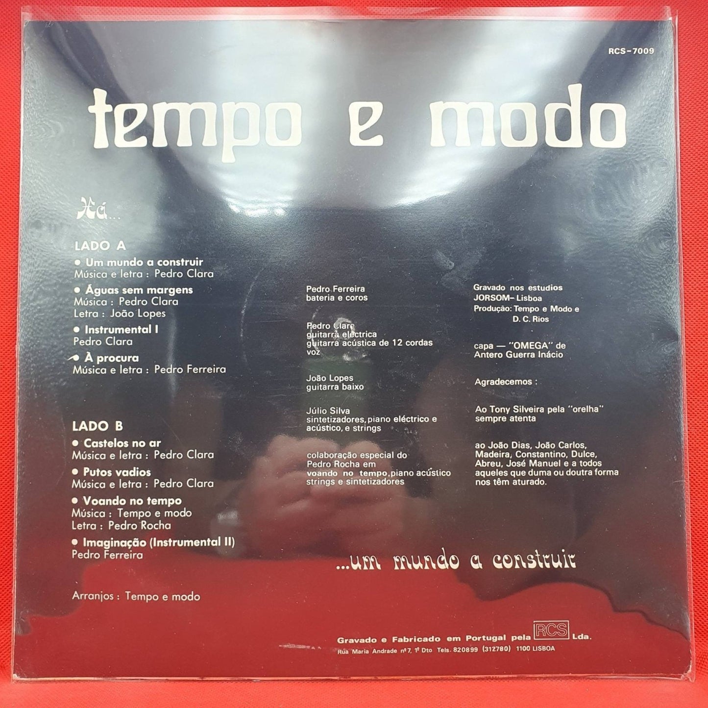 Tempo E Modo ‎– Um Mundo A Construir - Vinyl Store Online