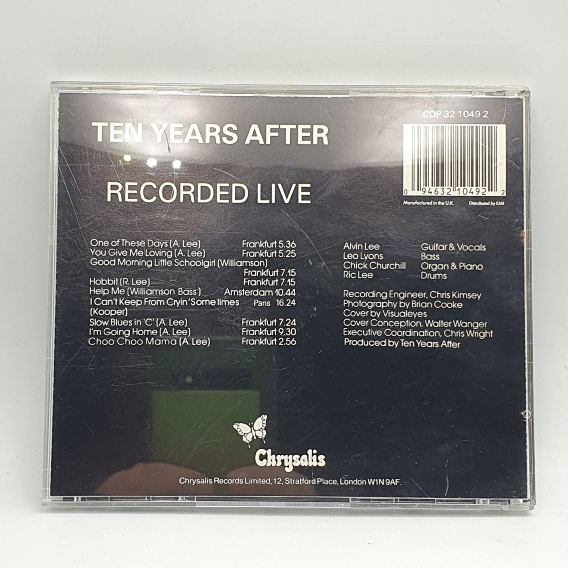 Ten Years After ‎– Recorded Live - Vinyl Store Online