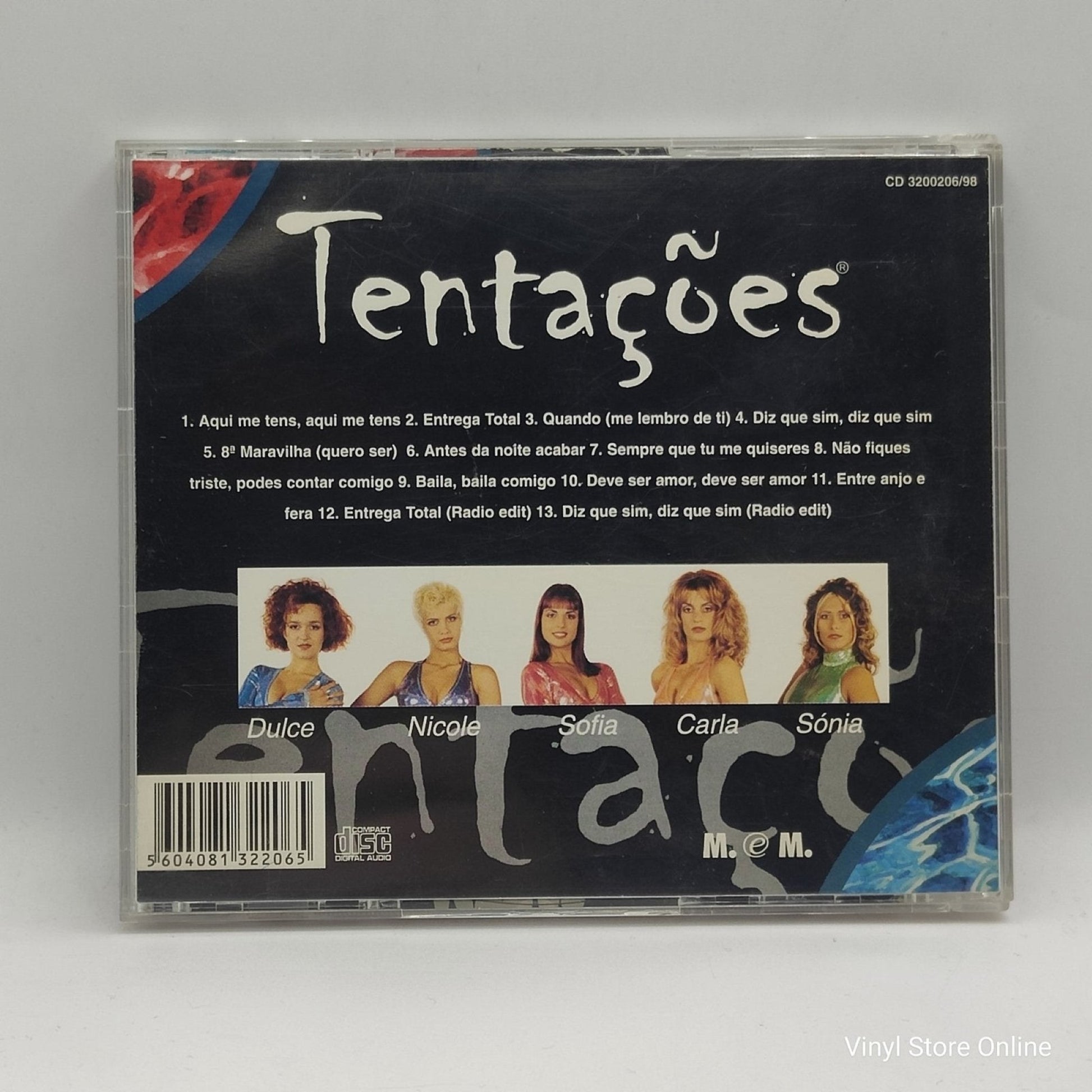 Tentações ‎– Entrega Total - Vinyl Store Online