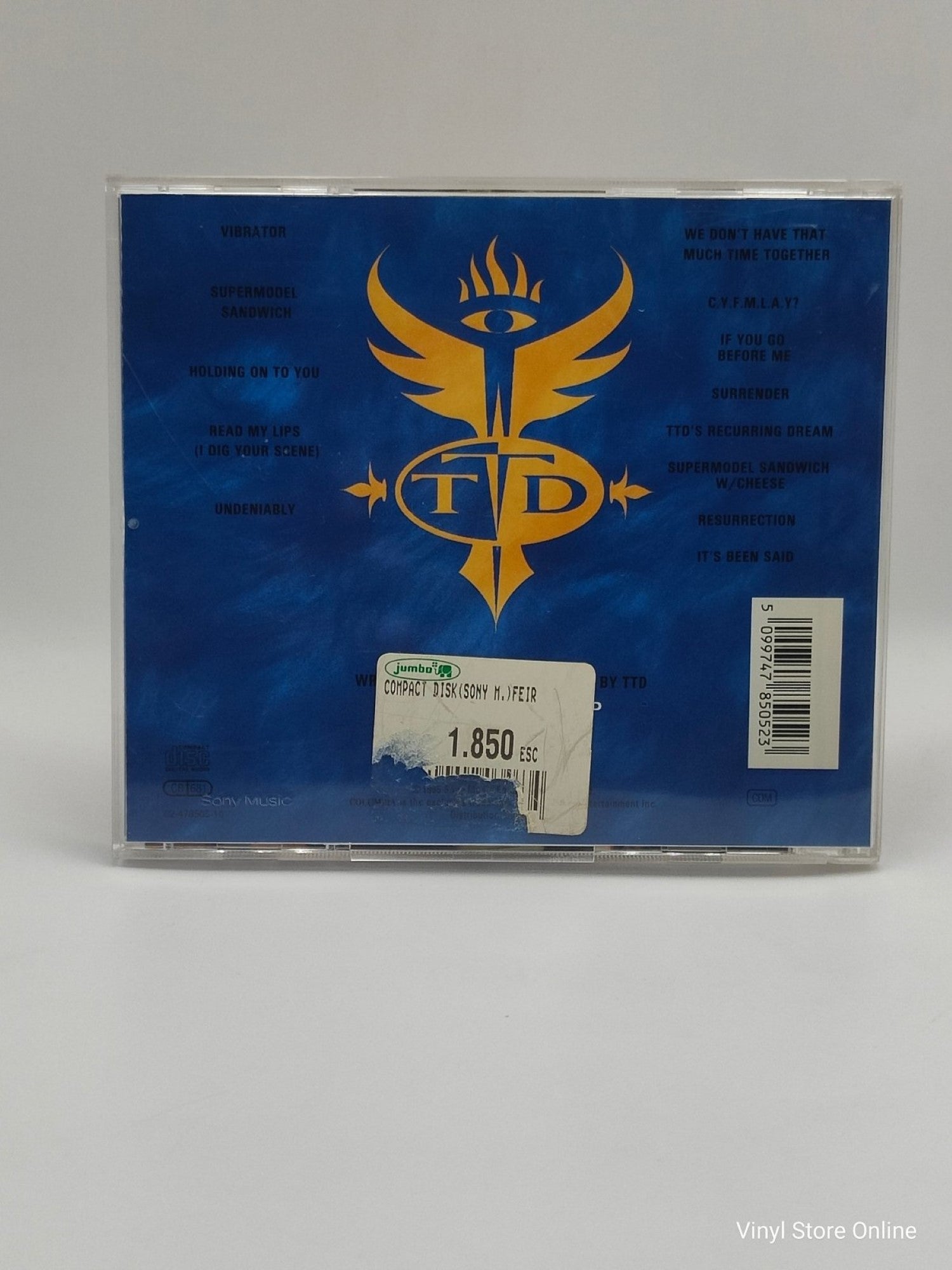 Terence Trent D'Arby ‎– Terence Trent D'Arby's Vibrator - Vinyl Store Online