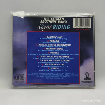 The Allman Brothers Band ‎– Night Riding - Vinyl Store Online