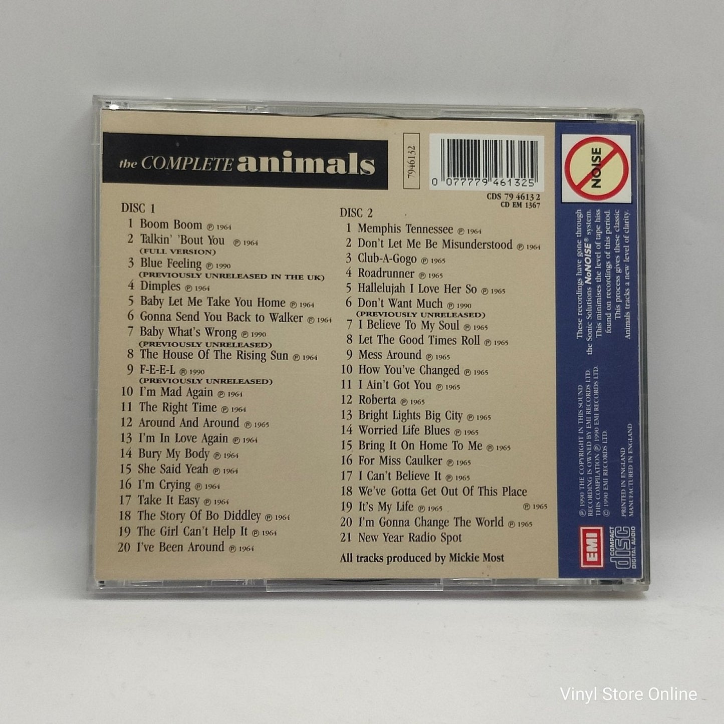 The Animals ‎– The Complete Animals - Vinyl Store Online