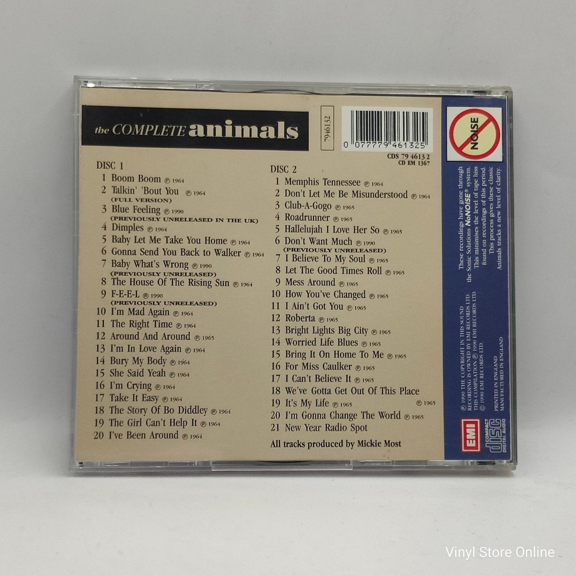 The Animals ‎– The Complete Animals - Vinyl Store Online