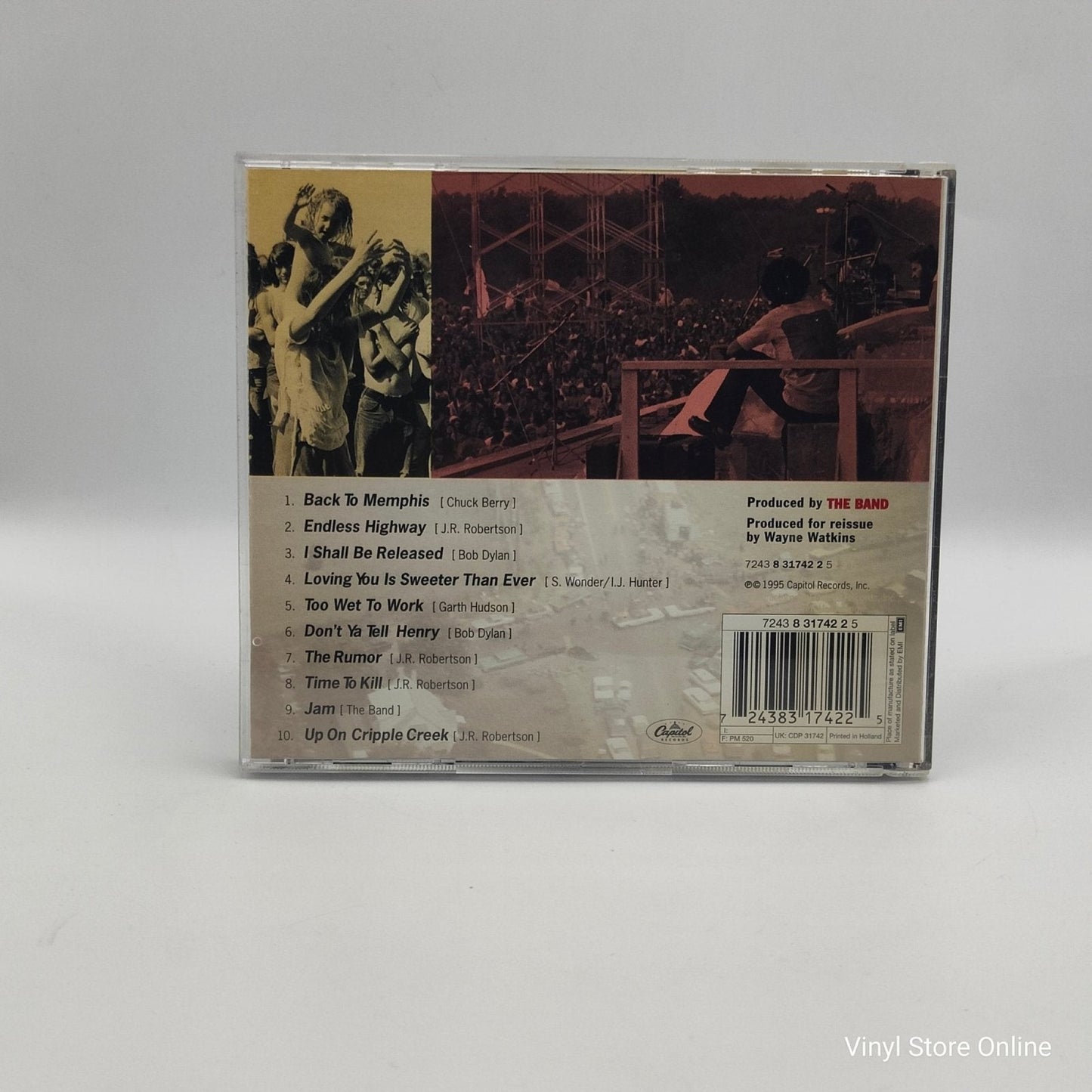 The Band ‎– Live At Watkins Glen - Vinyl Store Online