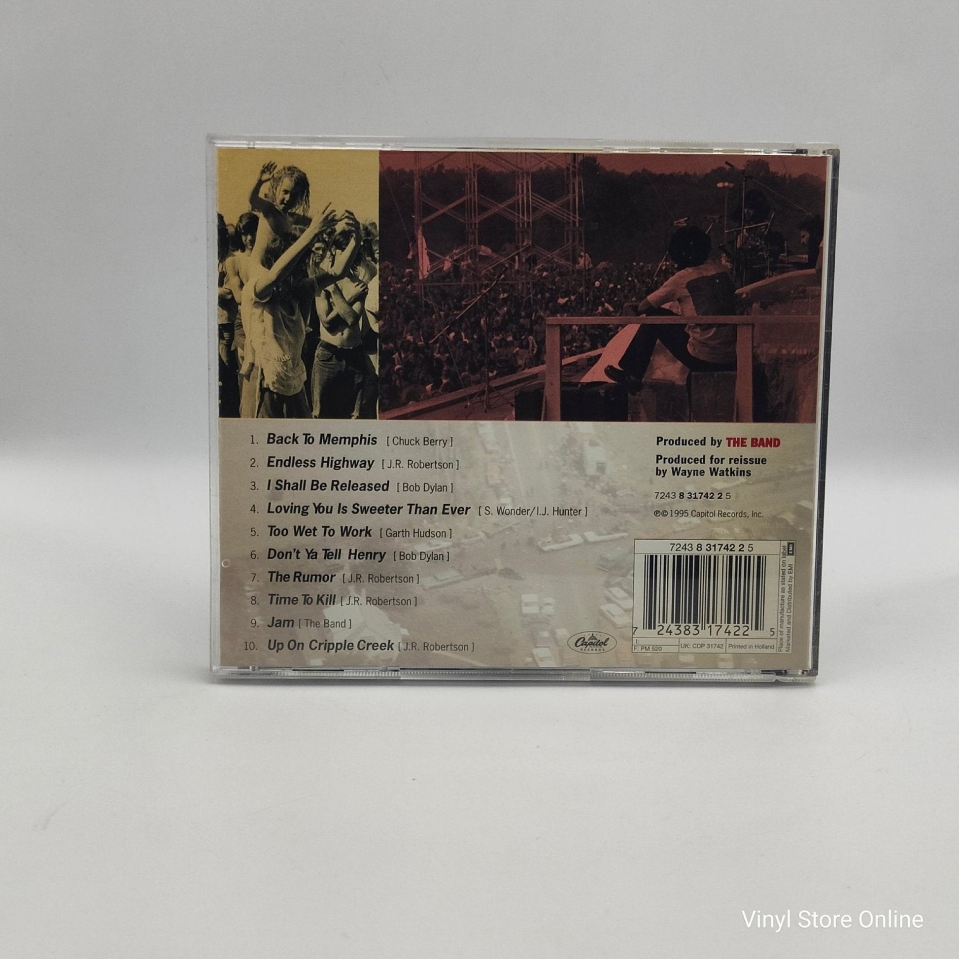The Band ‎– Live At Watkins Glen - Vinyl Store Online