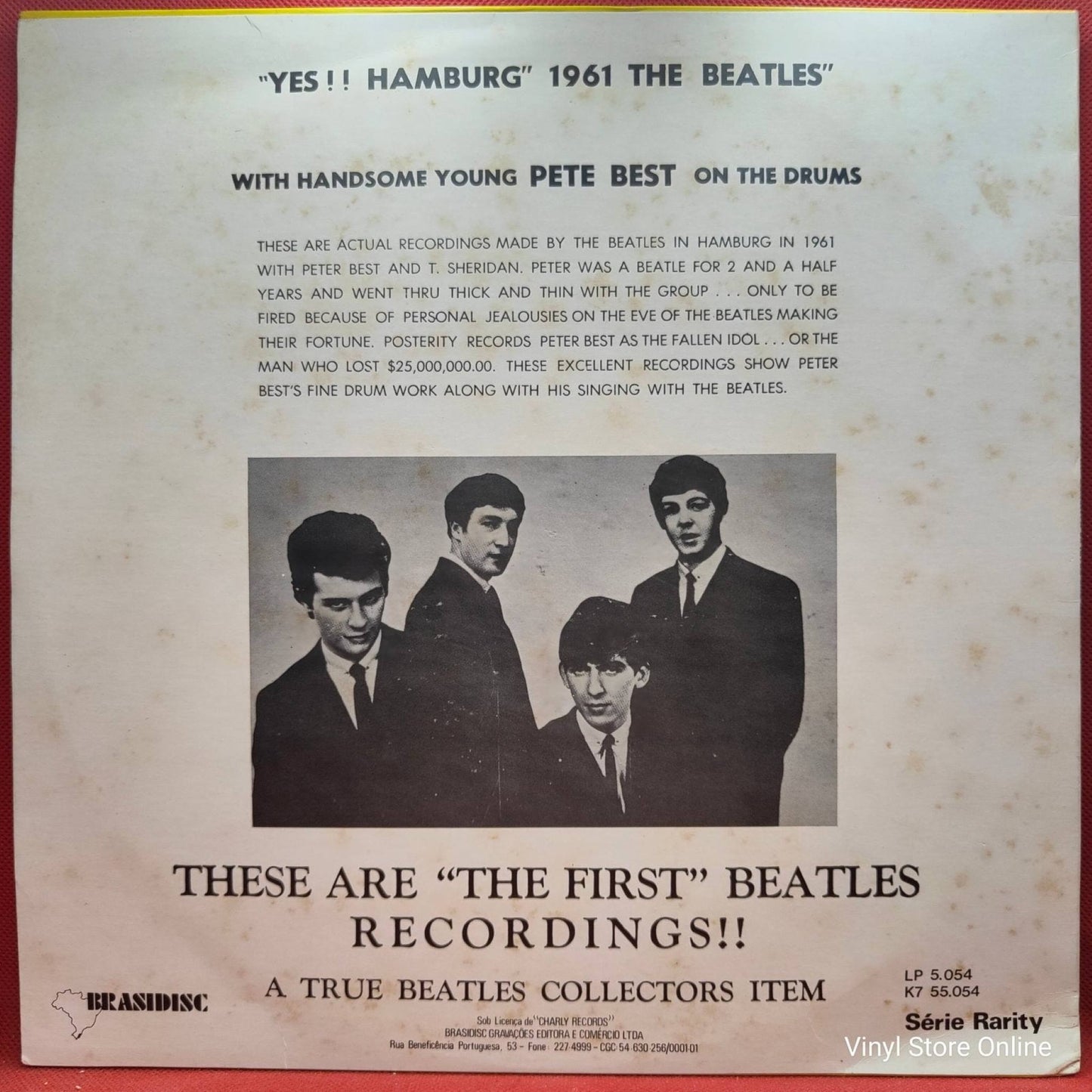The Beatles And T. Sheridan ‎– This Is The... The Savage Young Beatles - Vinyl Store Online