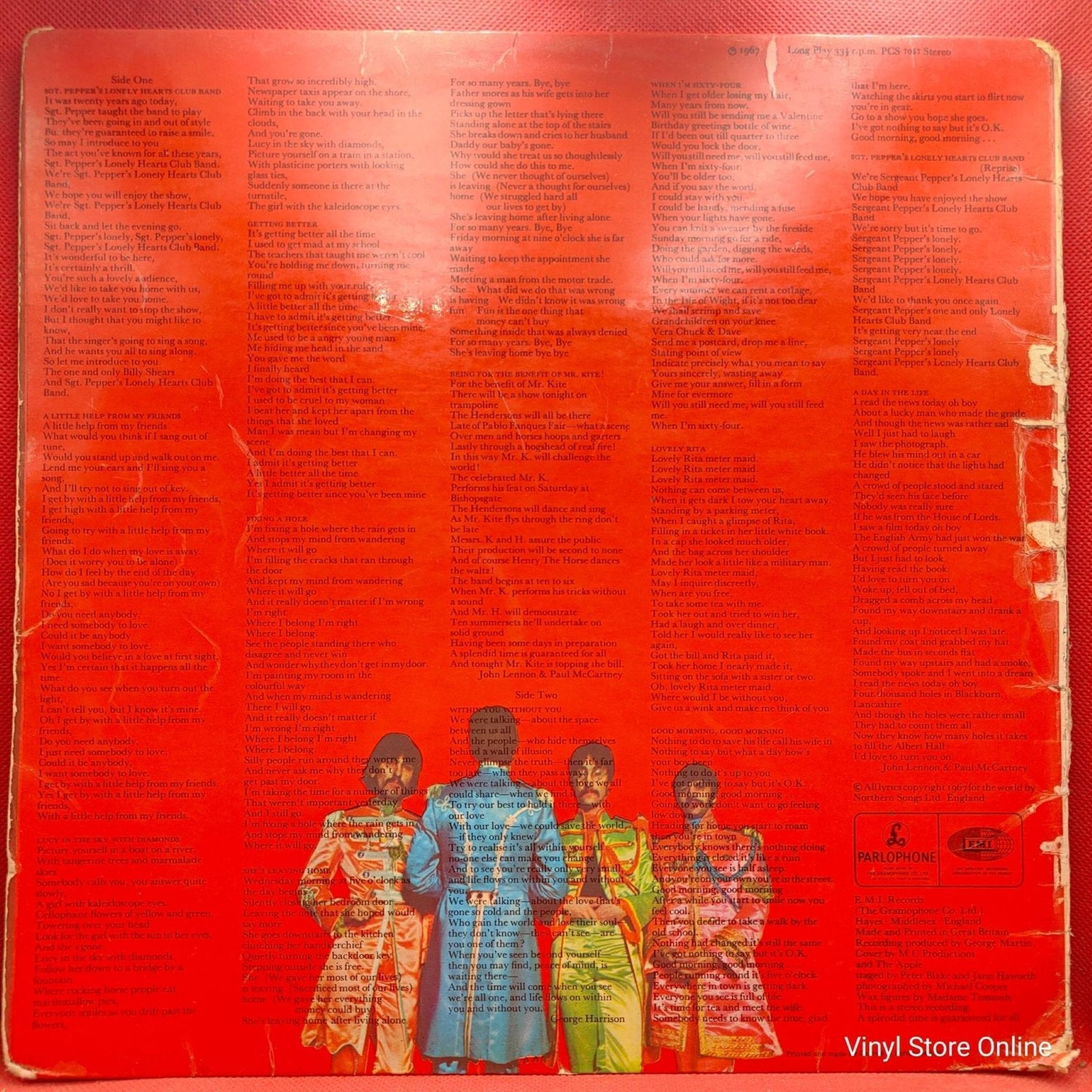 The Beatles ‎– Sgt. Pepper's Lonely Hearts Club Band - Vinyl Store Online