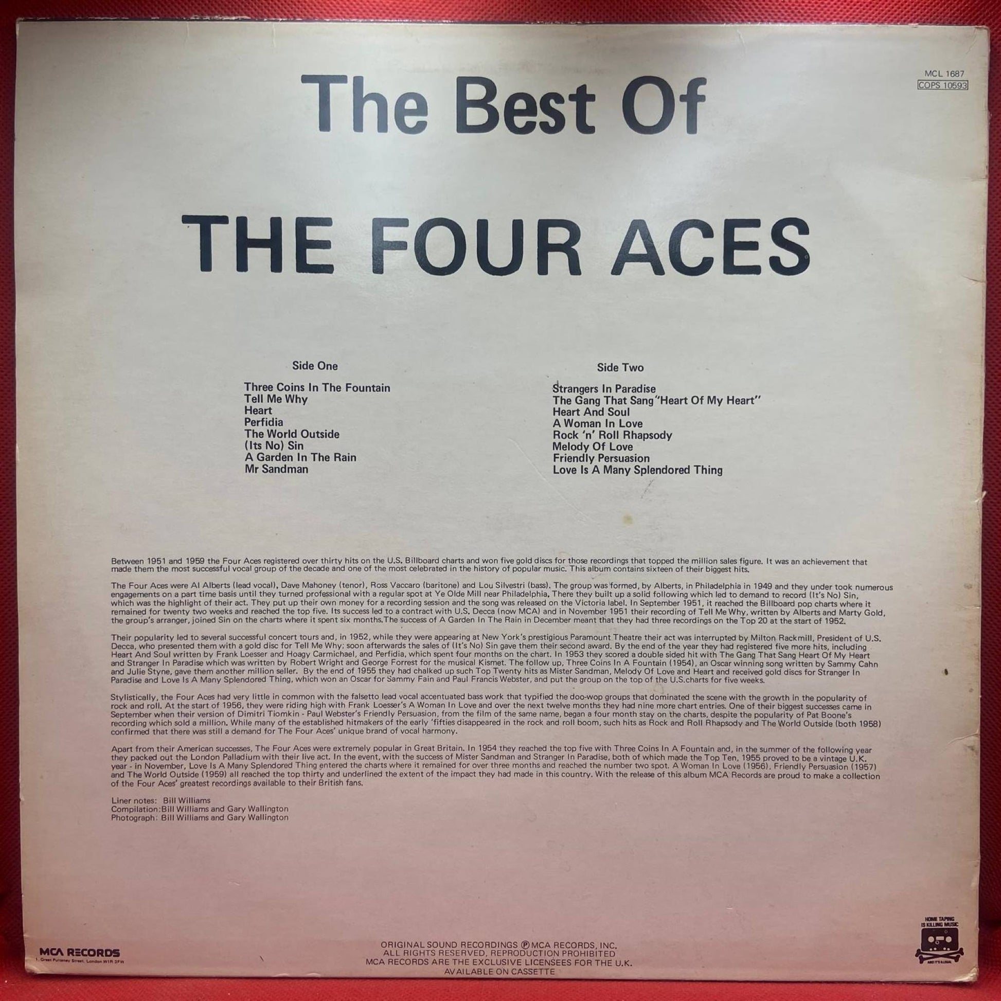 The Best of The four Aces - Vinyl Store Online
