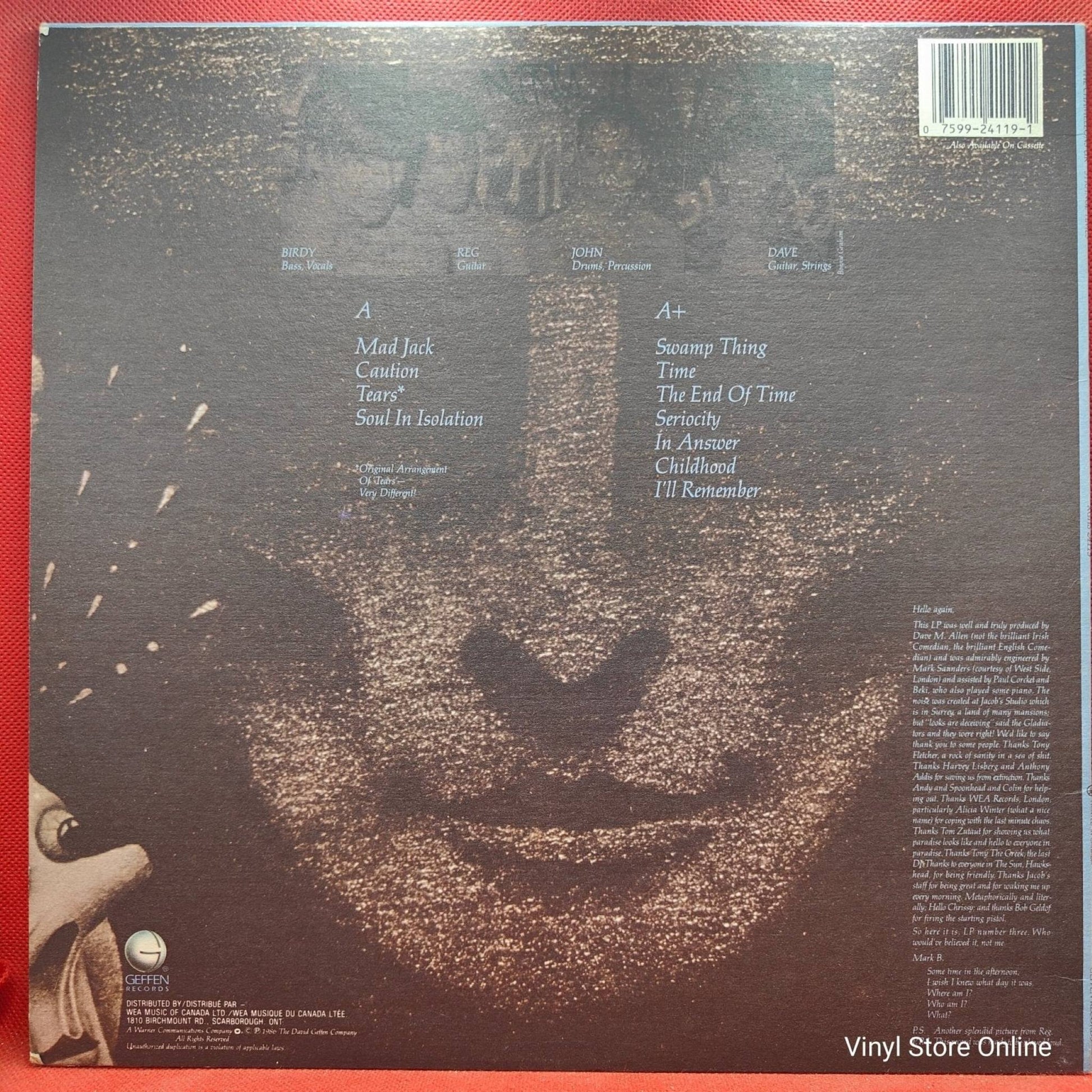 The Chameleons UK ‎– Strange Times - Vinyl Store Online