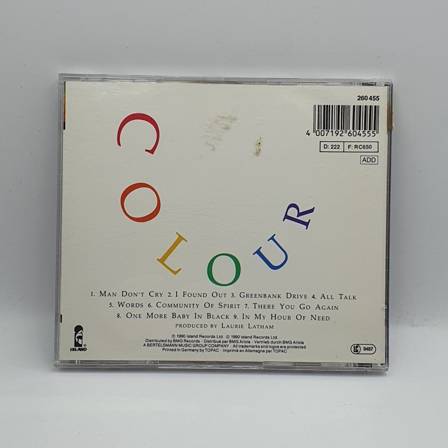 The Christians ‎– Colour - Vinyl Store Online
