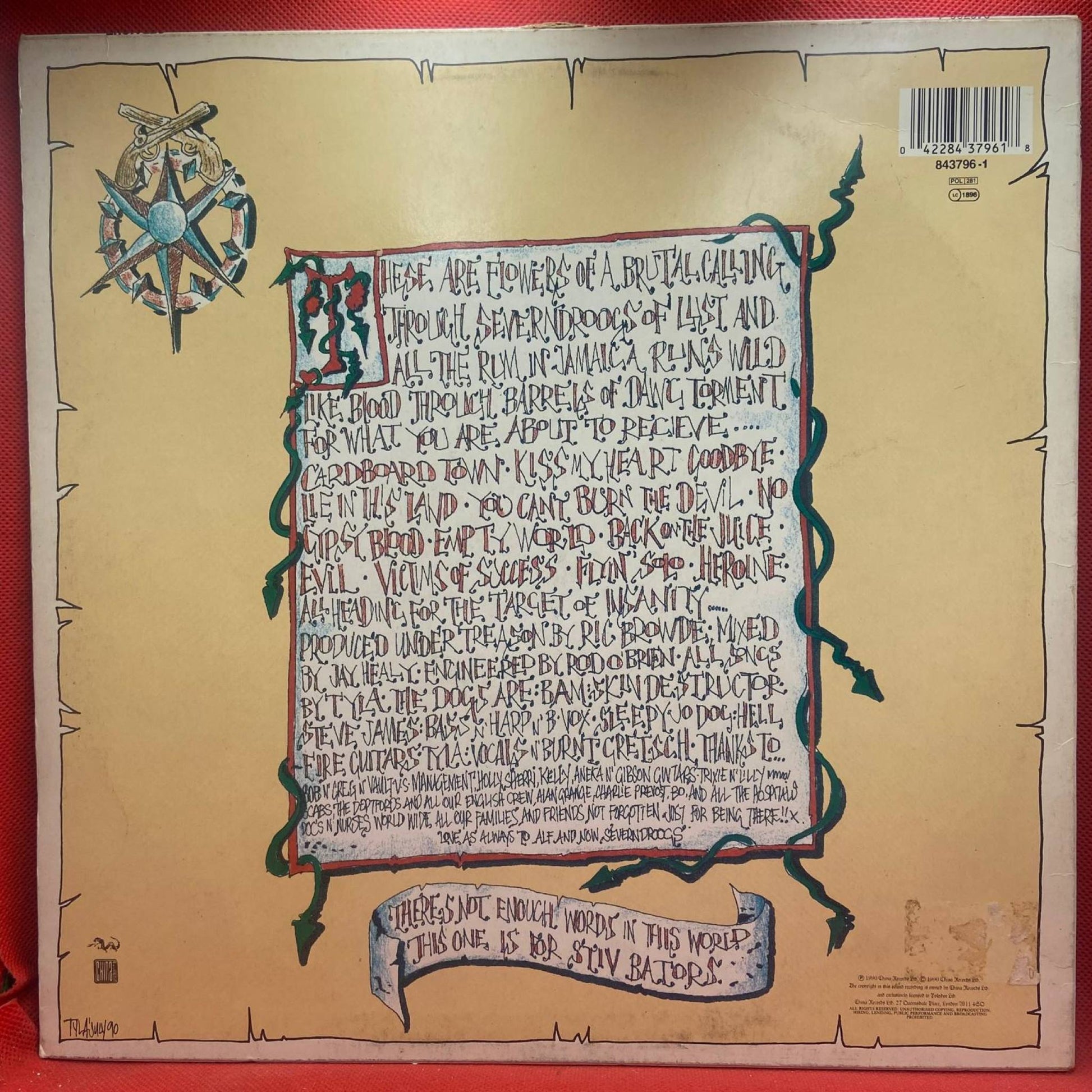 The Dogs D'Amour ‎– Straight - Vinyl Store Online