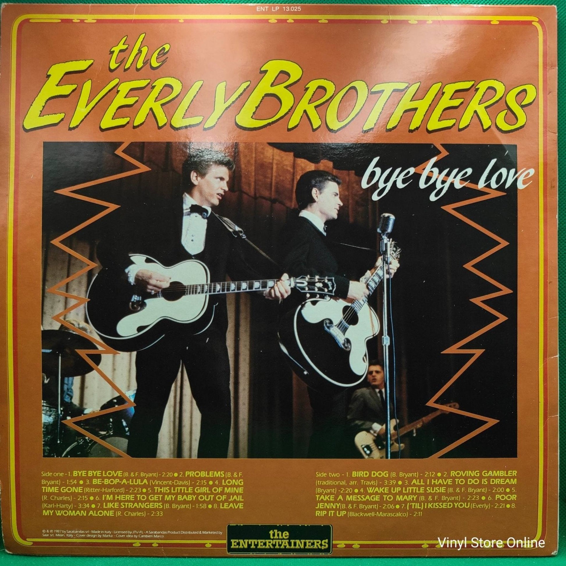 The Everly Brothers* ‎– Bye Bye Love - Vinyl Store Online