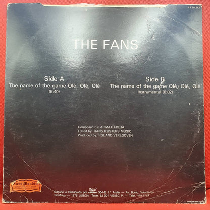 The Fans ‎– Olé, Olé, Olé (The Name Of The Game) - Vinyl Store Online
